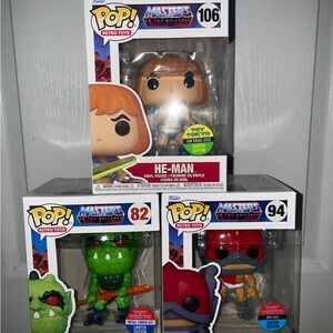 Masters of the Universe Funko Pop Bundle of 3